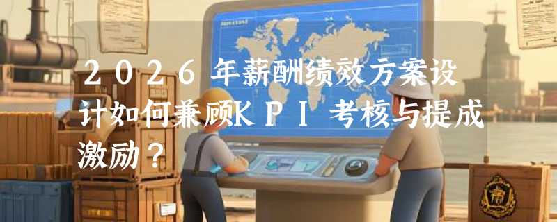 2026年薪酬绩效方案设计如何兼顾KPI考核与提成激励？