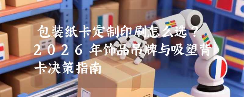 包装纸卡定制印刷怎么选？2026年饰品吊牌与吸塑背卡决策指南