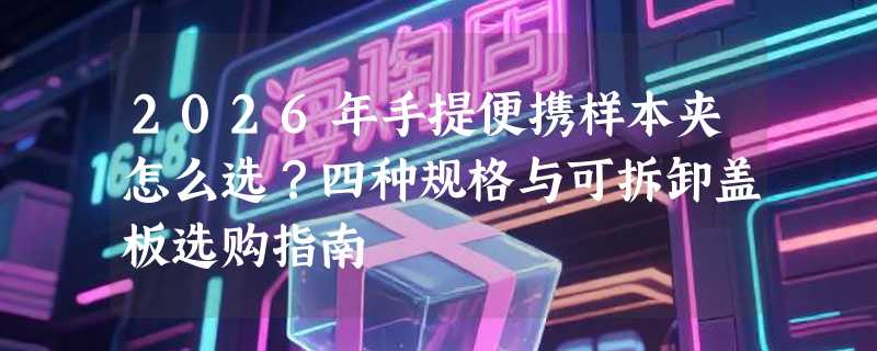 2026年手提便携样本夹怎么选？四种规格与可拆卸盖板选购指南