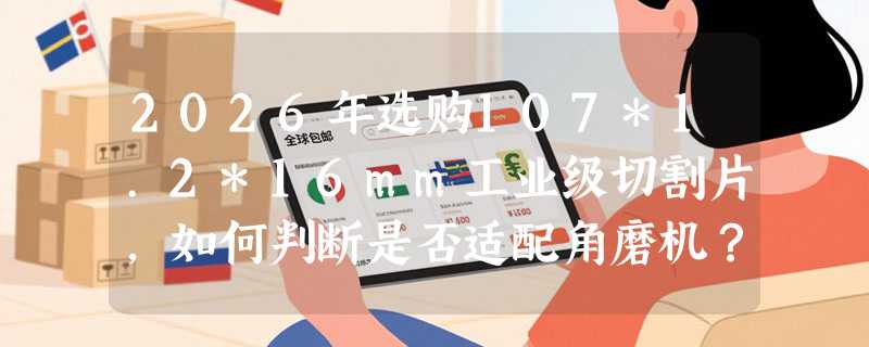 2026年选购107*1.2*16mm工业级切割片，如何判断是否适配角磨机？