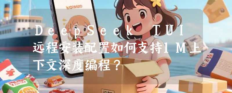 DeepSeek TUI远程安装配置如何支持1M上下文深度编程？