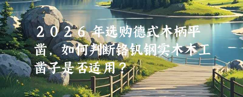 2026年选购德式木柄平凿，如何判断铬钒钢实木木工凿子是否适用？