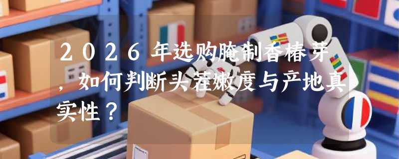 2026年选购腌制香椿芽，如何判断头茬嫩度与产地真实性？
