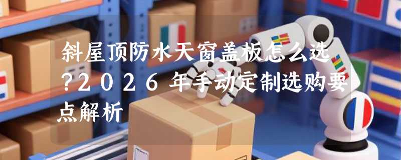 斜屋顶防水天窗盖板怎么选？2026年手动定制选购要点解析