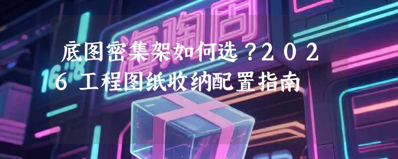 底图密集架如何选？2026工程图纸收纳配置指南