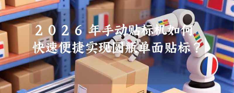 2026年手动贴标机如何快速便捷实现圆瓶单面贴标？