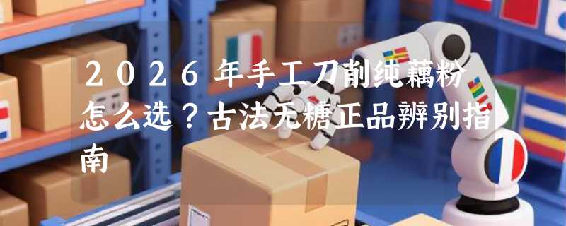 2026年手工刀削纯藕粉怎么选？古法无糖正品辨别指南