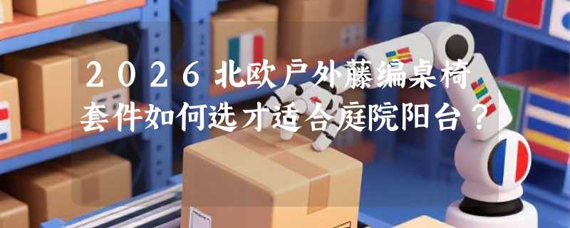 2026北欧户外藤编桌椅套件如何选才适合庭院阳台？