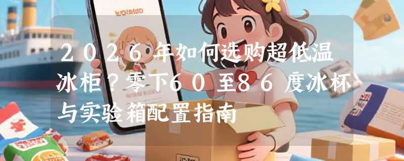 2026年如何选购超低温冰柜？零下60至86度冰杯与实验箱配置指南