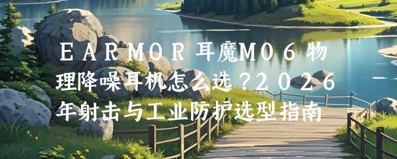EARMOR耳魔M06物理降噪耳机怎么选？2026年射击与工业防护选型指南