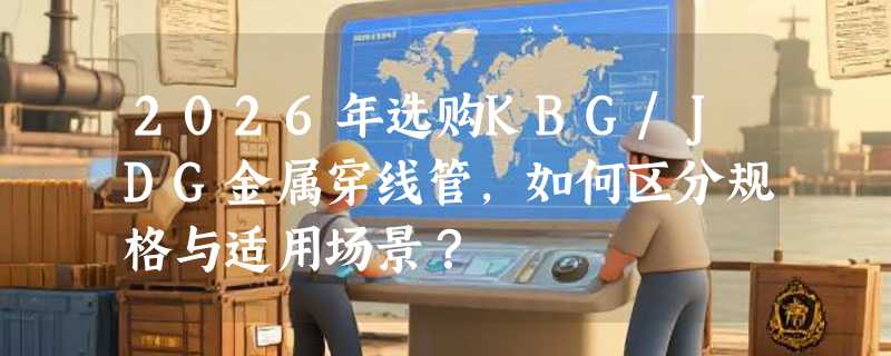 2026年选购KBG/JDG金属穿线管，如何区分规格与适用场景？