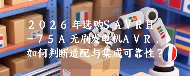 2026年选购SAVRH-75A无刷发电机AVR，如何判断适配与集成可靠性？