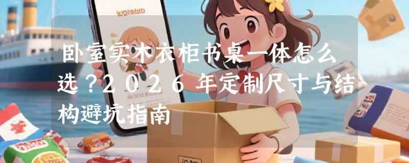 卧室实木衣柜书桌一体怎么选？2026年定制尺寸与结构避坑指南