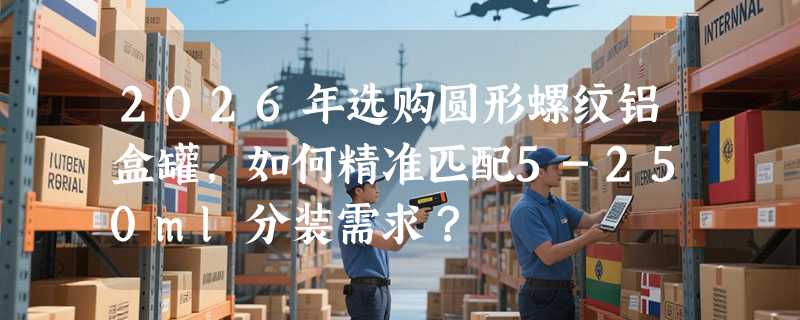 2026年选购圆形螺纹铝盒罐，如何精准匹配5-250ml分装需求？