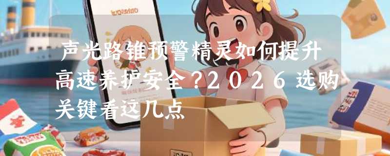 声光路锥预警精灵如何提升高速养护安全？2026选购关键看这几点