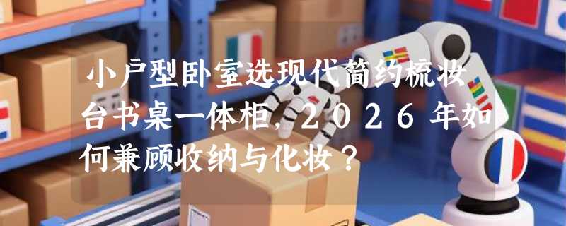 小户型卧室选现代简约梳妆台书桌一体柜，2026年如何兼顾收纳与化妆？