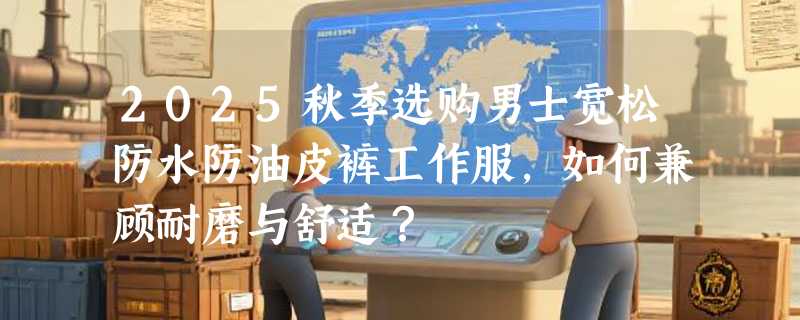 2025秋季选购男士宽松防水防油皮裤工作服，如何兼顾耐磨与舒适？