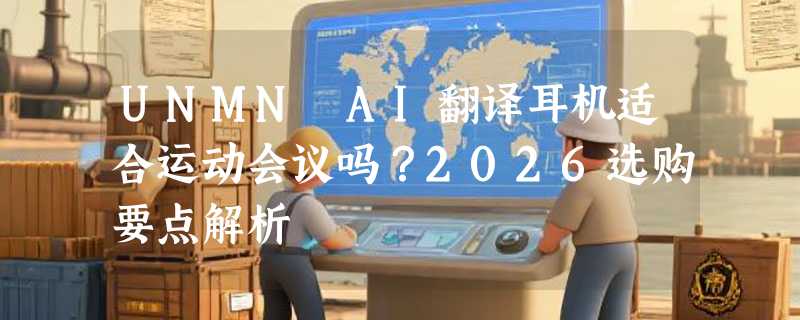 UNMN AI翻译耳机适合运动会议吗？2026选购要点解析