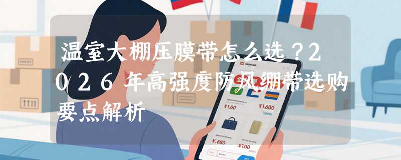 温室大棚压膜带怎么选？2026年高强度防风绷带选购要点解析