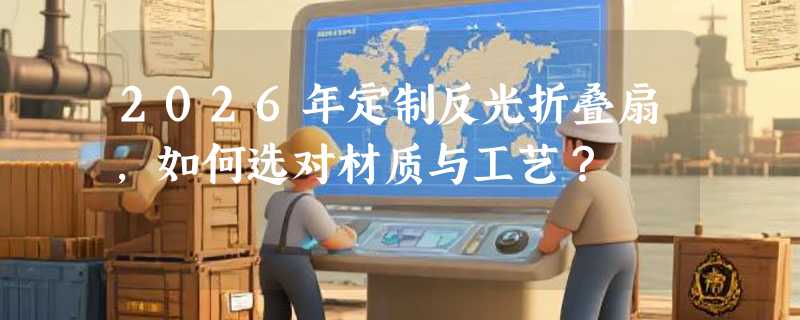 2026年定制反光折叠扇，如何选对材质与工艺？