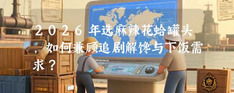 2026年选麻辣花蛤罐头，如何兼顾追剧解馋与下饭需求？