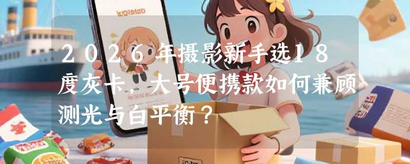 2026年摄影新手选18度灰卡，大号便携款如何兼顾测光与白平衡？