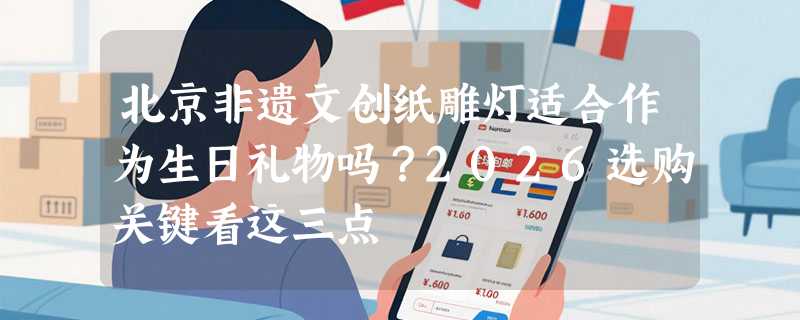 北京非遗文创纸雕灯适合作为生日礼物吗？2026选购关键看这三点