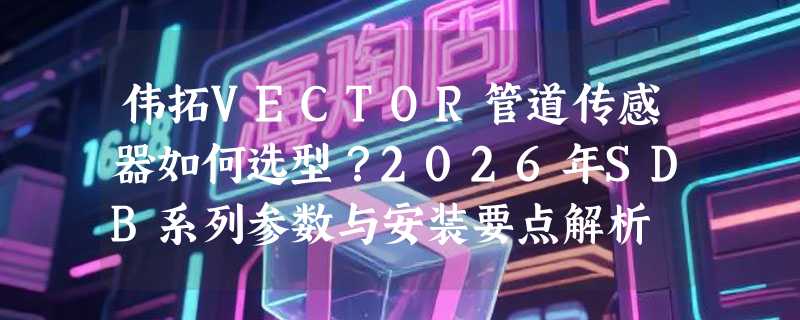伟拓VECTOR管道传感器如何选型？2026年SDB系列参数与安装要点解析