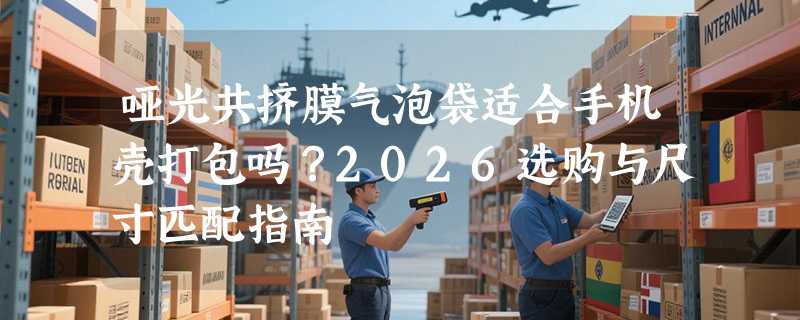 哑光共挤膜气泡袋适合手机壳打包吗？2026选购与尺寸匹配指南
