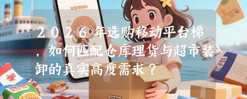 2026年选购移动平台梯，如何匹配仓库理货与超市装卸的真实高度需求？