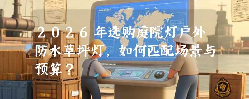2026年选购庭院灯户外防水草坪灯，如何匹配场景与预算？