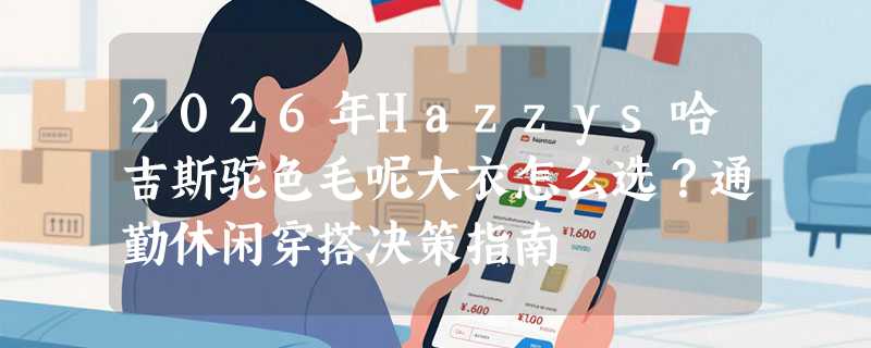 2026年Hazzys哈吉斯驼色毛呢大衣怎么选？通勤休闲穿搭决策指南