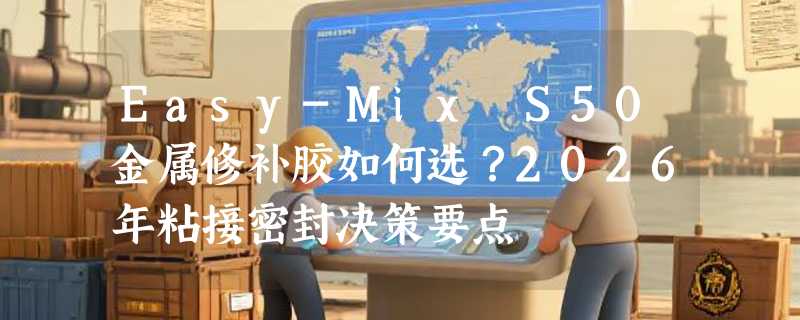 Easy-Mix S50金属修补胶如何选？2026年粘接密封决策要点