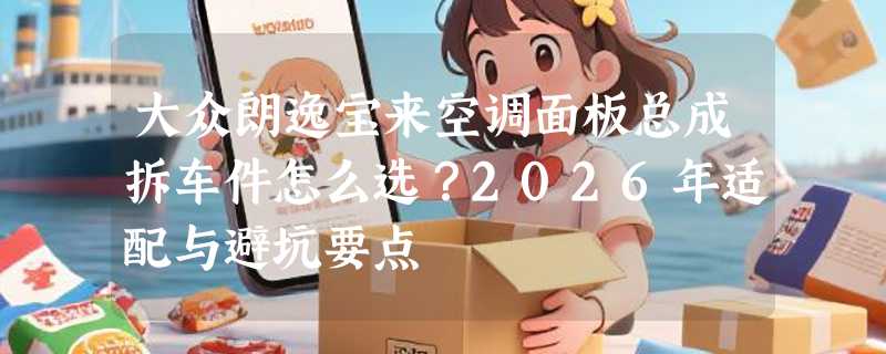 大众朗逸宝来空调面板总成拆车件怎么选？2026年适配与避坑要点