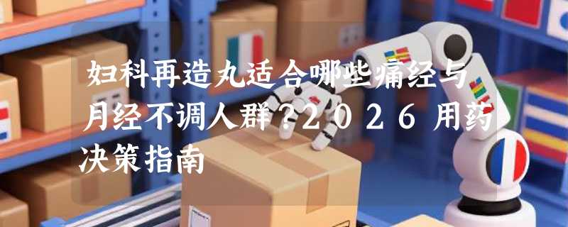妇科再造丸适合哪些痛经与月经不调人群？2026用药决策指南