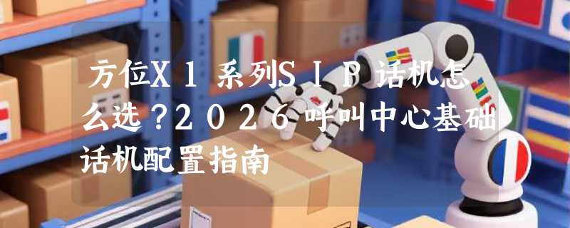 方位X1系列SIP话机怎么选？2026呼叫中心基础话机配置指南