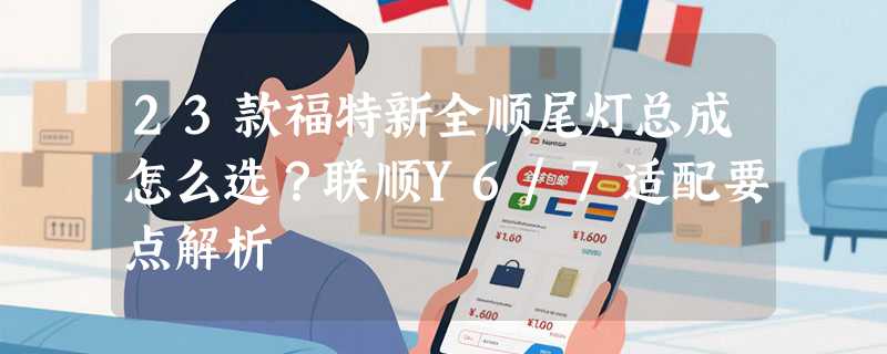 23款福特新全顺尾灯总成怎么选？联顺Y6/7适配要点解析