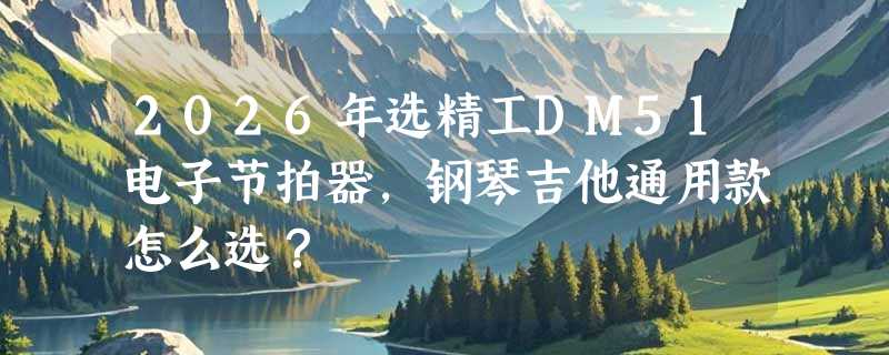 2026年选精工DM51电子节拍器，钢琴吉他通用款怎么选？