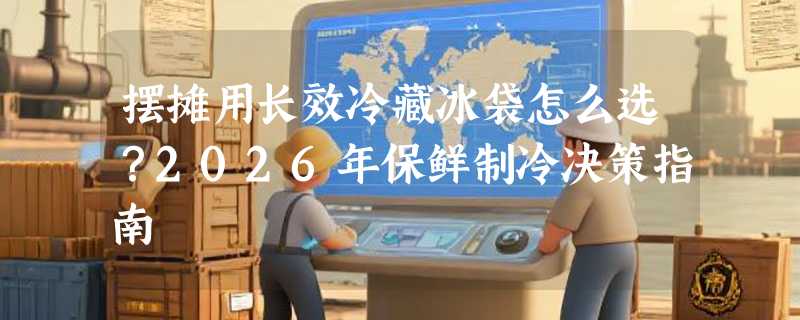 摆摊用长效冷藏冰袋怎么选？2026年保鲜制冷决策指南