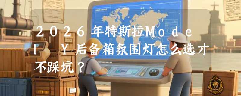2026年特斯拉Model Y后备箱氛围灯怎么选才不踩坑？