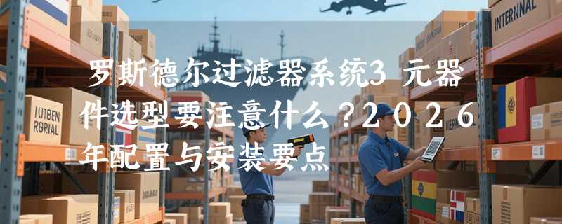 罗斯德尔过滤器系统3元器件选型要注意什么？2026年配置与安装要点