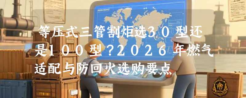 等压式三管割炬选30型还是100型？2026年燃气适配与防回火选购要点