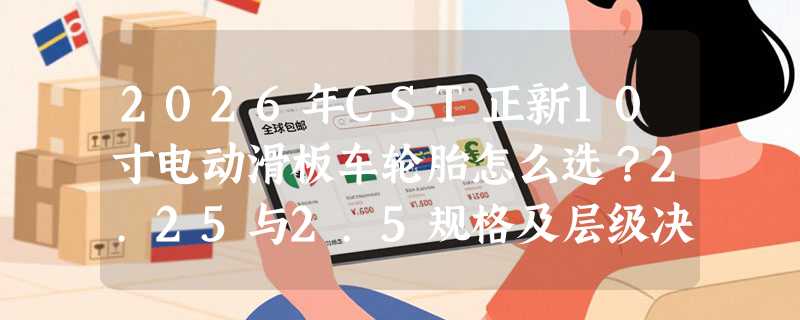 2026年CST正新10寸电动滑板车轮胎怎么选？2.25与2.5规格及层级决策指南