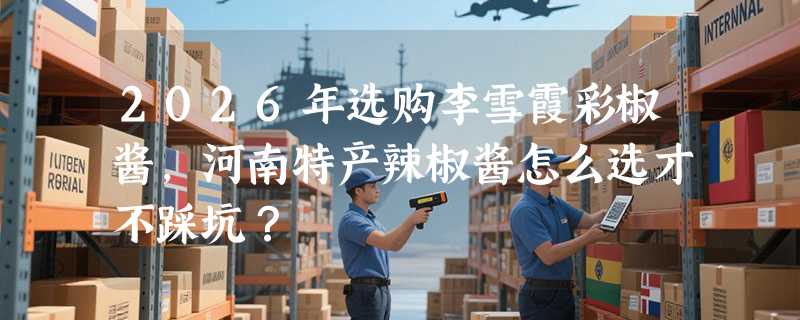 2026年选购李雪霞彩椒酱，河南特产辣椒酱怎么选才不踩坑？