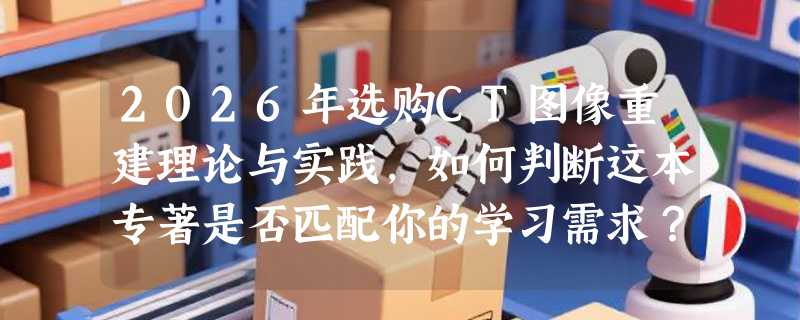 2026年选购CT图像重建理论与实践，如何判断这本专著是否匹配你的学习需求？