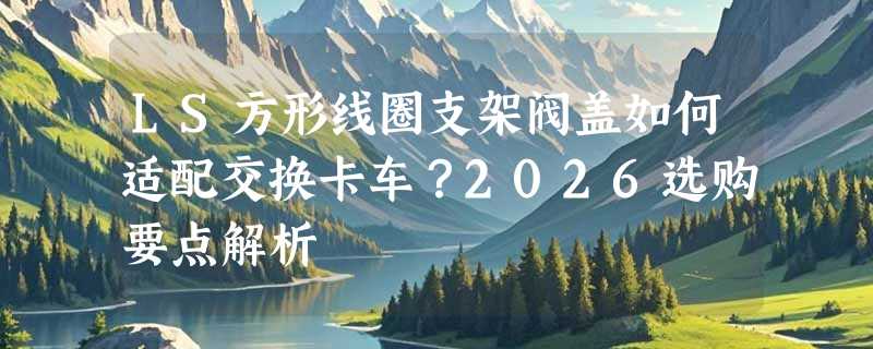 LS方形线圈支架阀盖如何适配交换卡车？2026选购要点解析