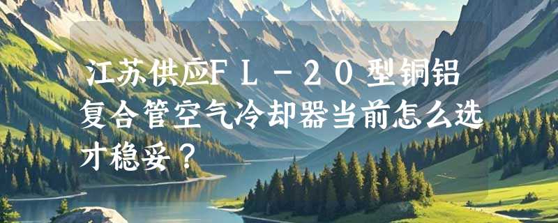 江苏供应FL-20型铜铝复合管空气冷却器当前怎么选才稳妥？