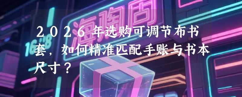2026年选购可调节布书套，如何精准匹配手账与书本尺寸？