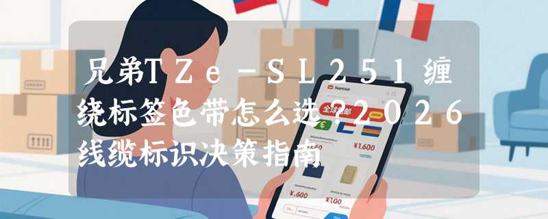 兄弟TZe-SL251缠绕标签色带怎么选？2026线缆标识决策指南