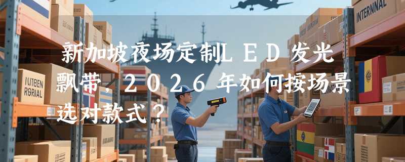 新加坡夜场定制LED发光飘带，2026年如何按场景选对款式？